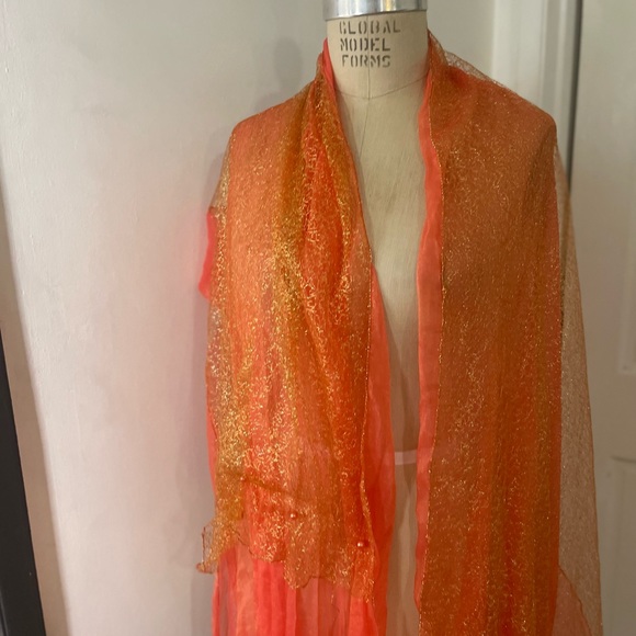 Muslim Islamic Women 2 Layered Mesh Scarf Long HeadWrap Arab Hijab Turban Shawls - Picture 12 of 16